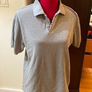 Burberry 100 percent cotton polo shirt size larfe